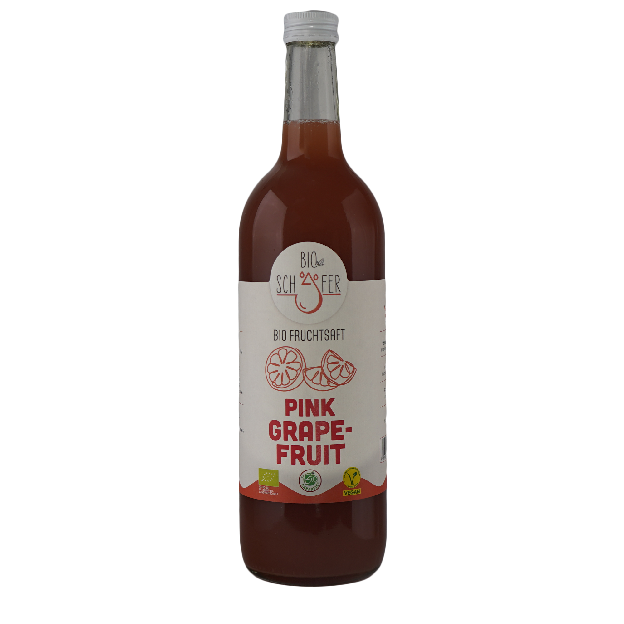 100% Organic Pink Grapefruit Juice