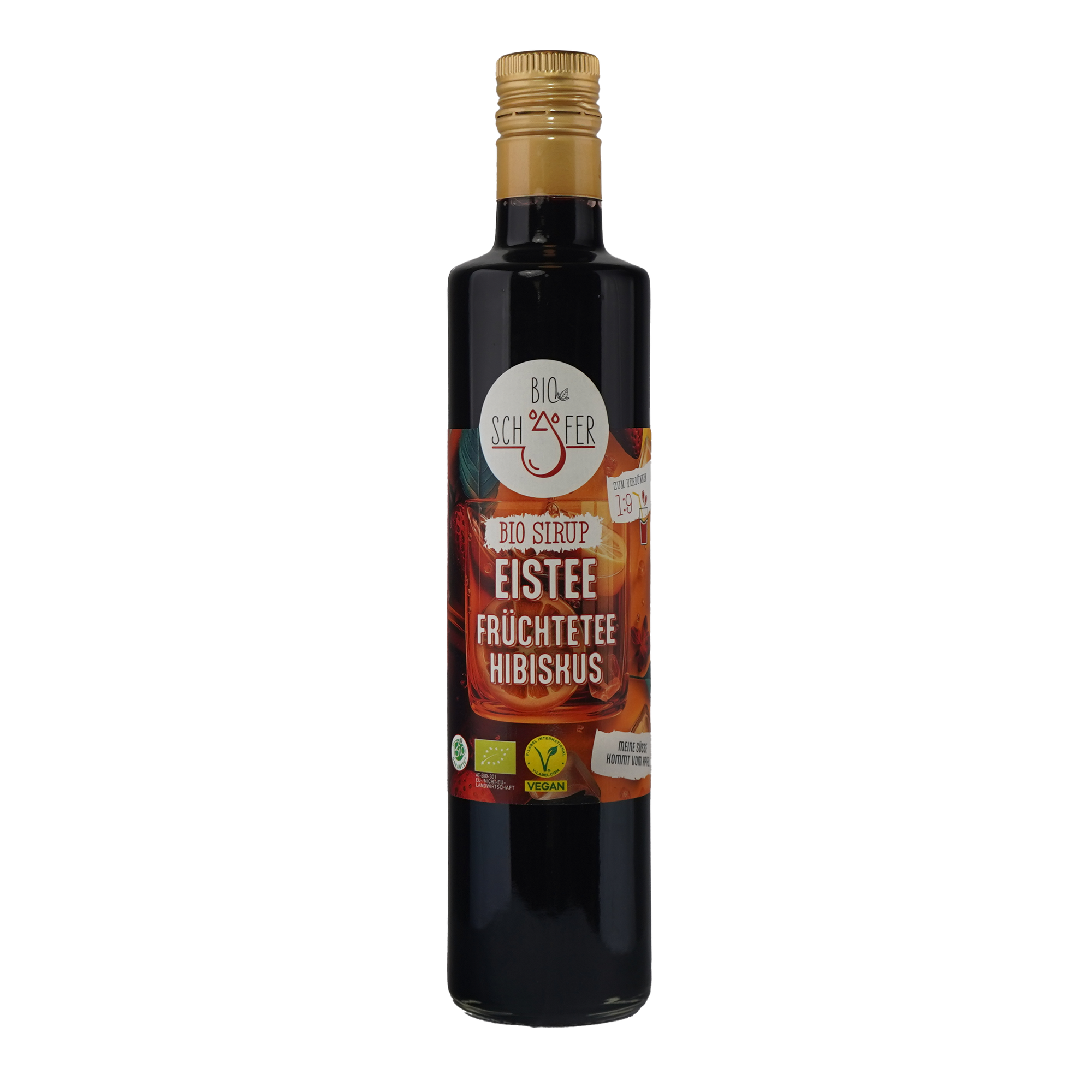 Organic Fruit Tea & Hibiscus Iced Tea Syrup