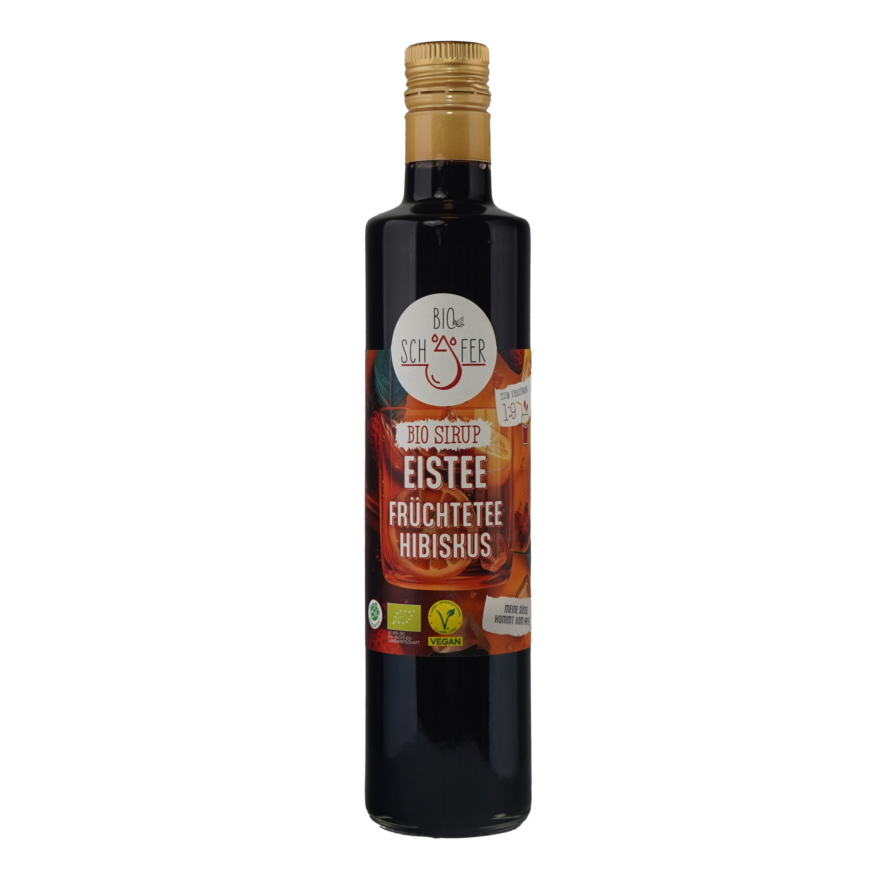 Organic Fruit Tea & Hibiscus Iced Tea Syrup