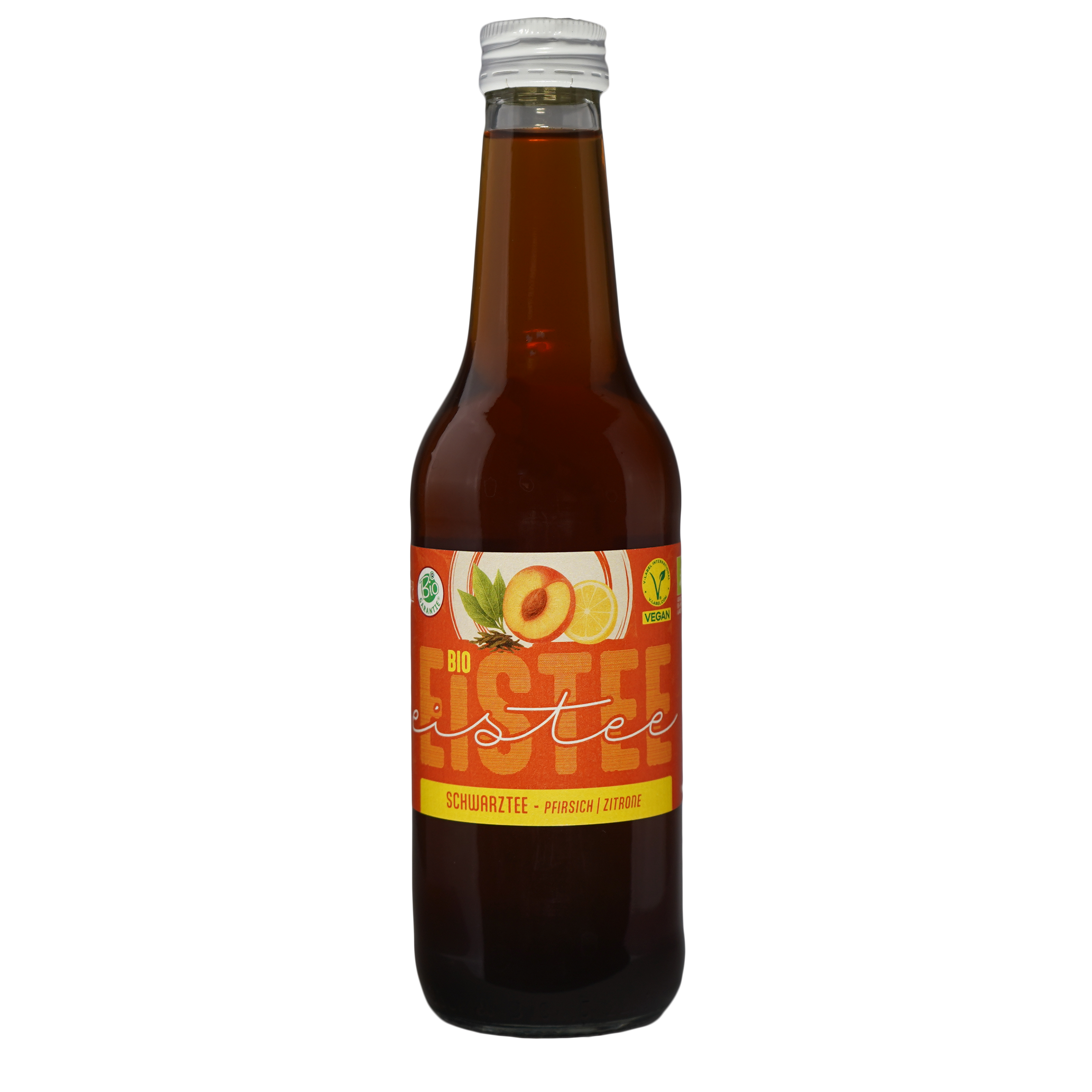 Organic Iced Tea Black Tea Peach Lemon