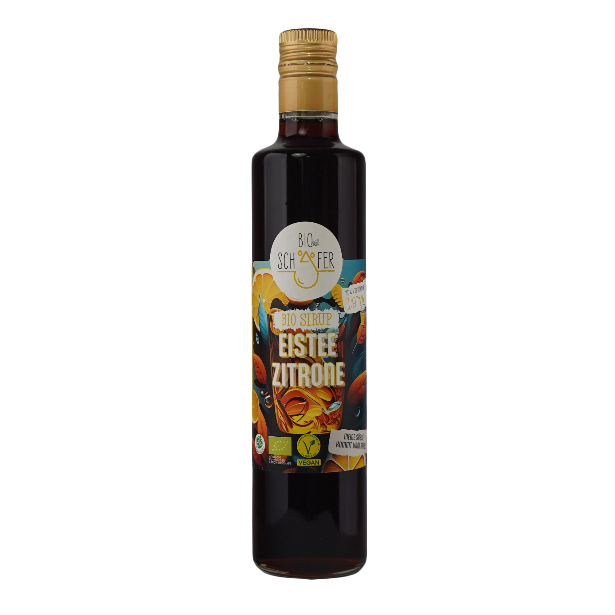 Organic Black Tea and Lemon Iced Tea Syrup