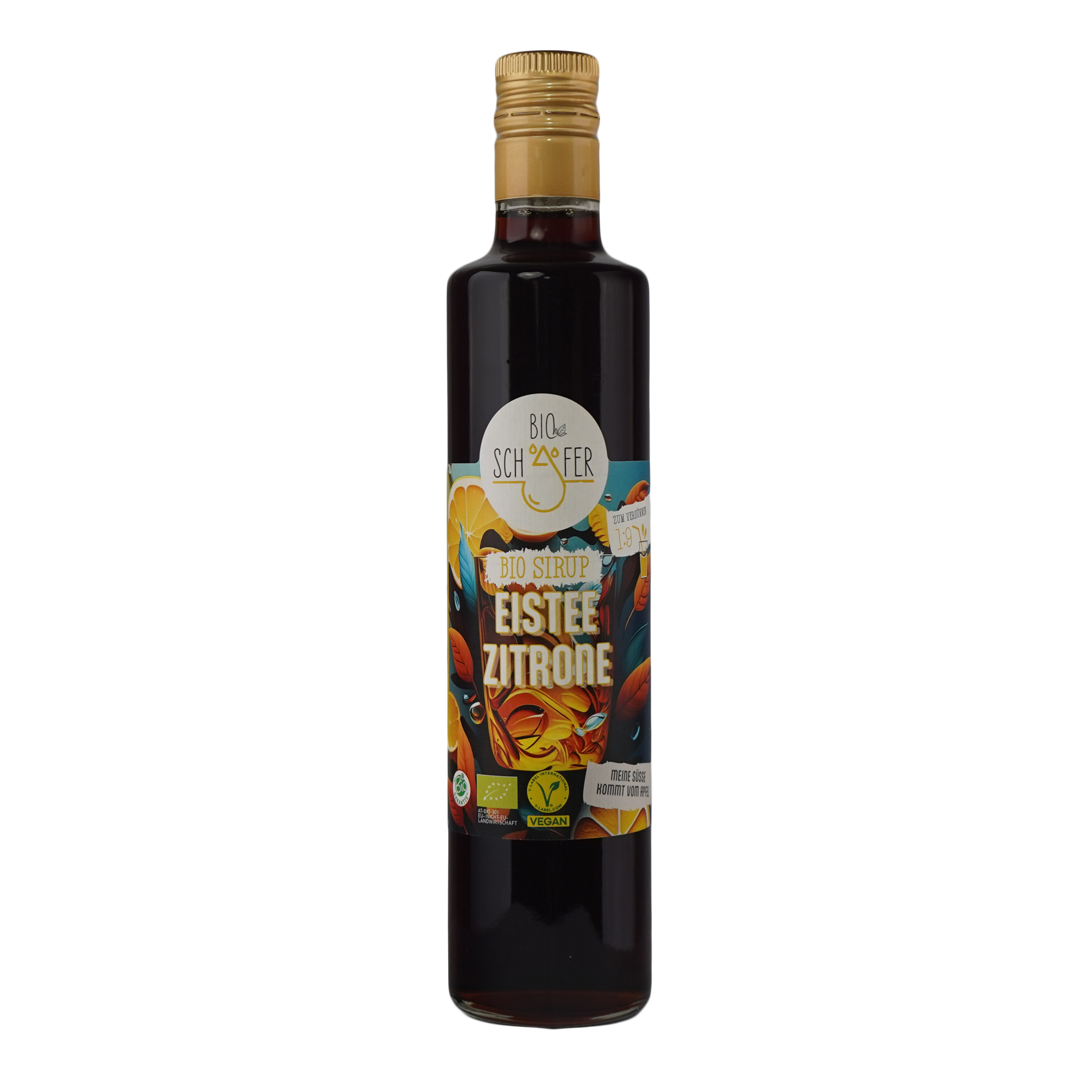 Organic Black Tea and Lemon Iced Tea Syrup