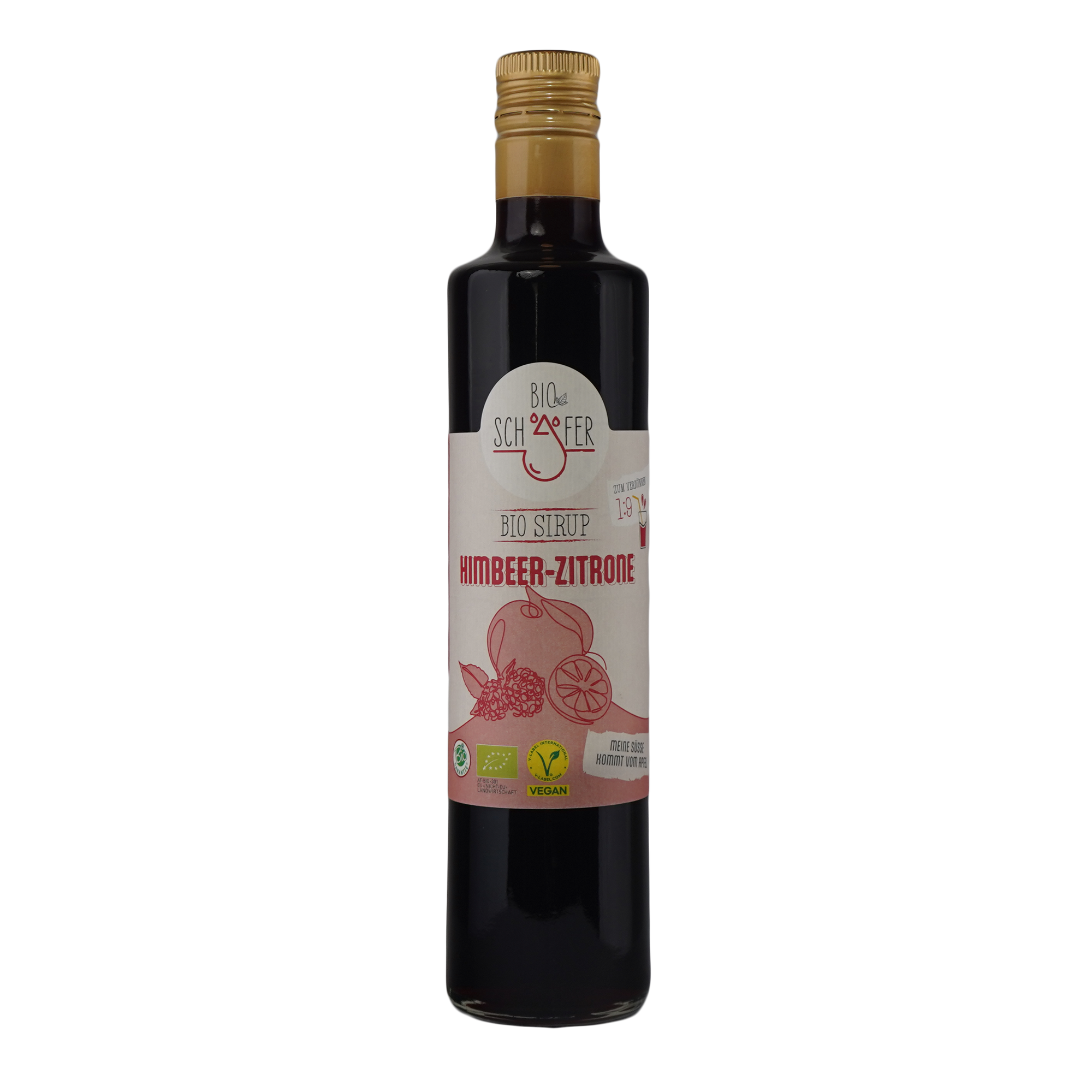 Organic Raspberry and Lemon Syrup