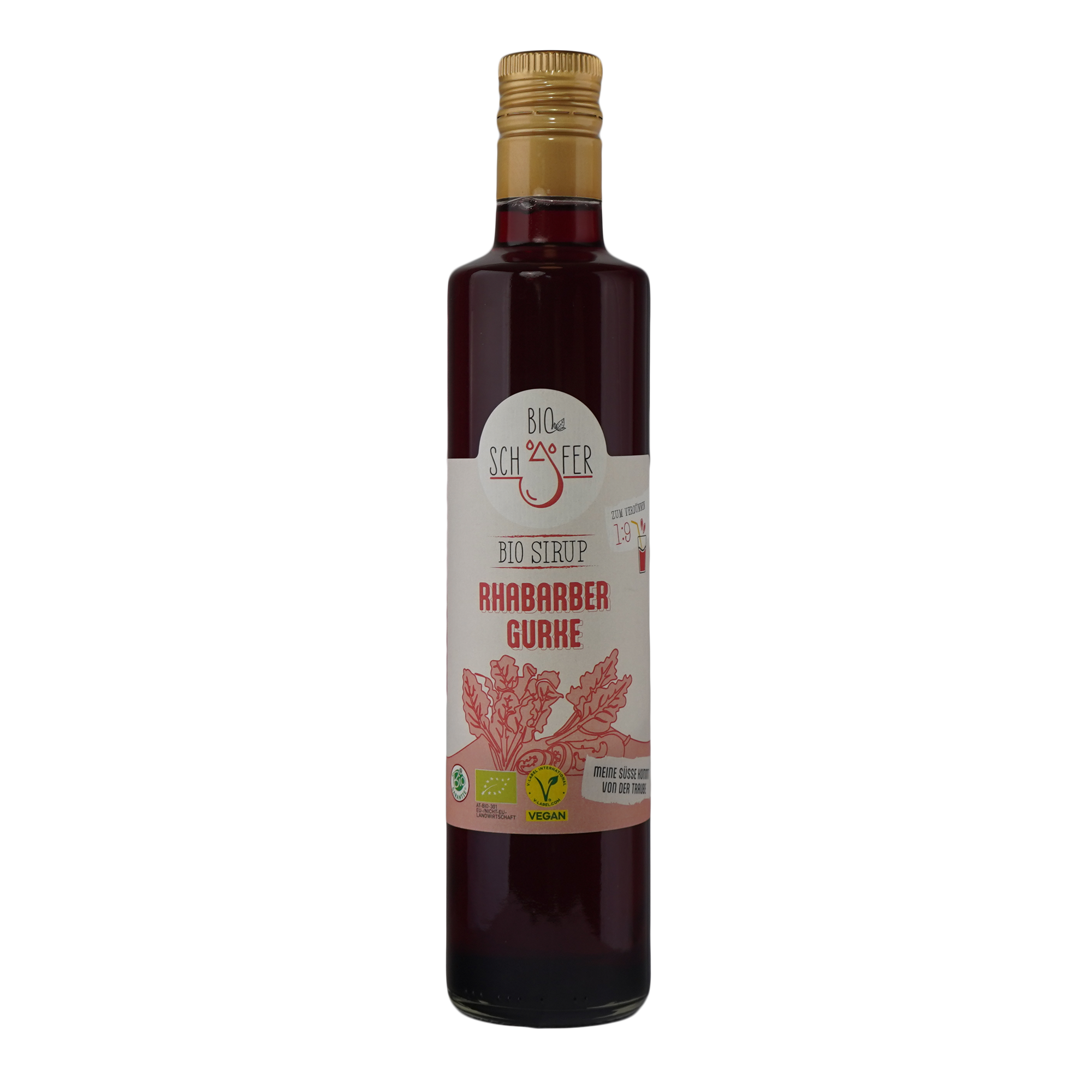 Organic Cucumber Rhubarb Syrup