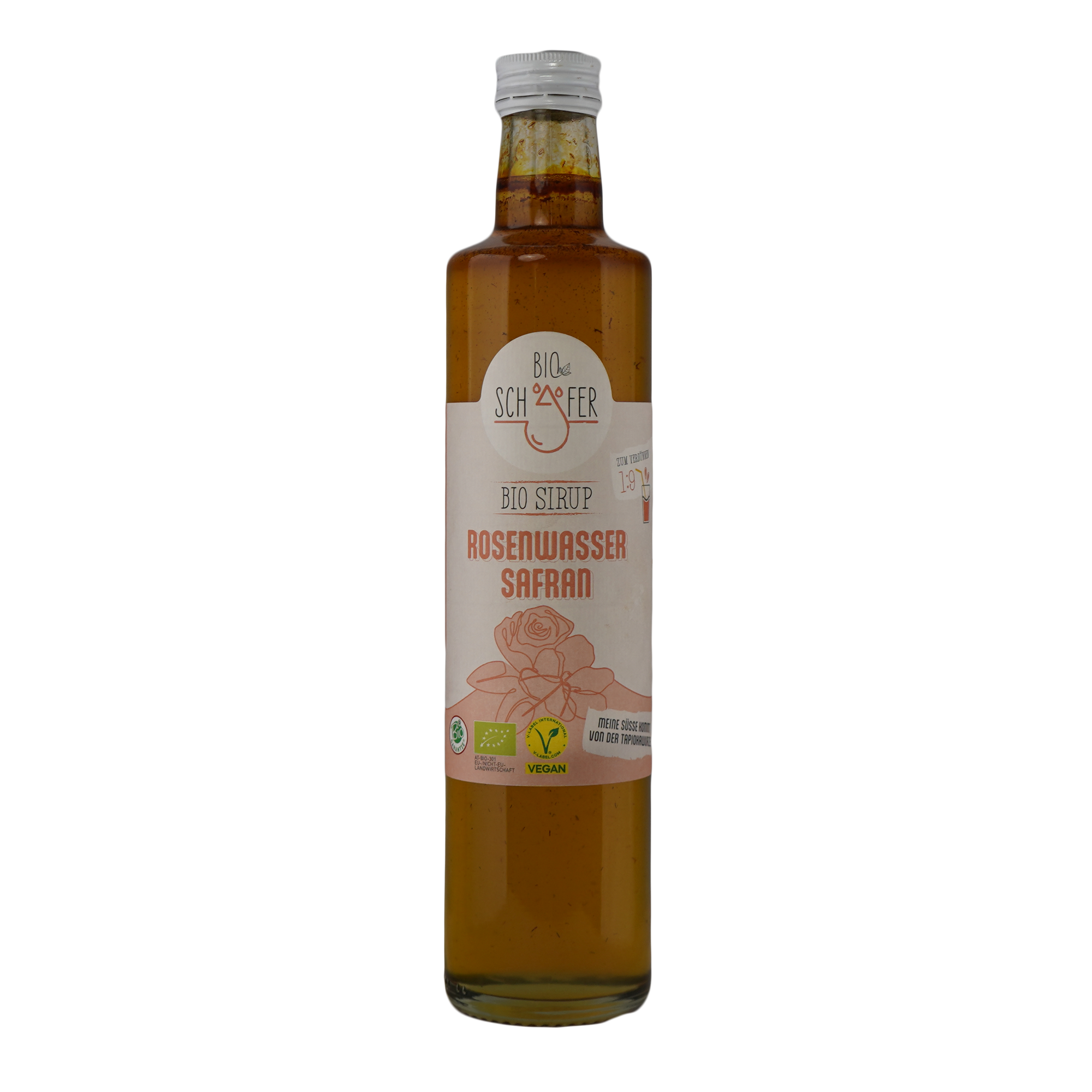 Organic Saffron Rosemary Syrup
