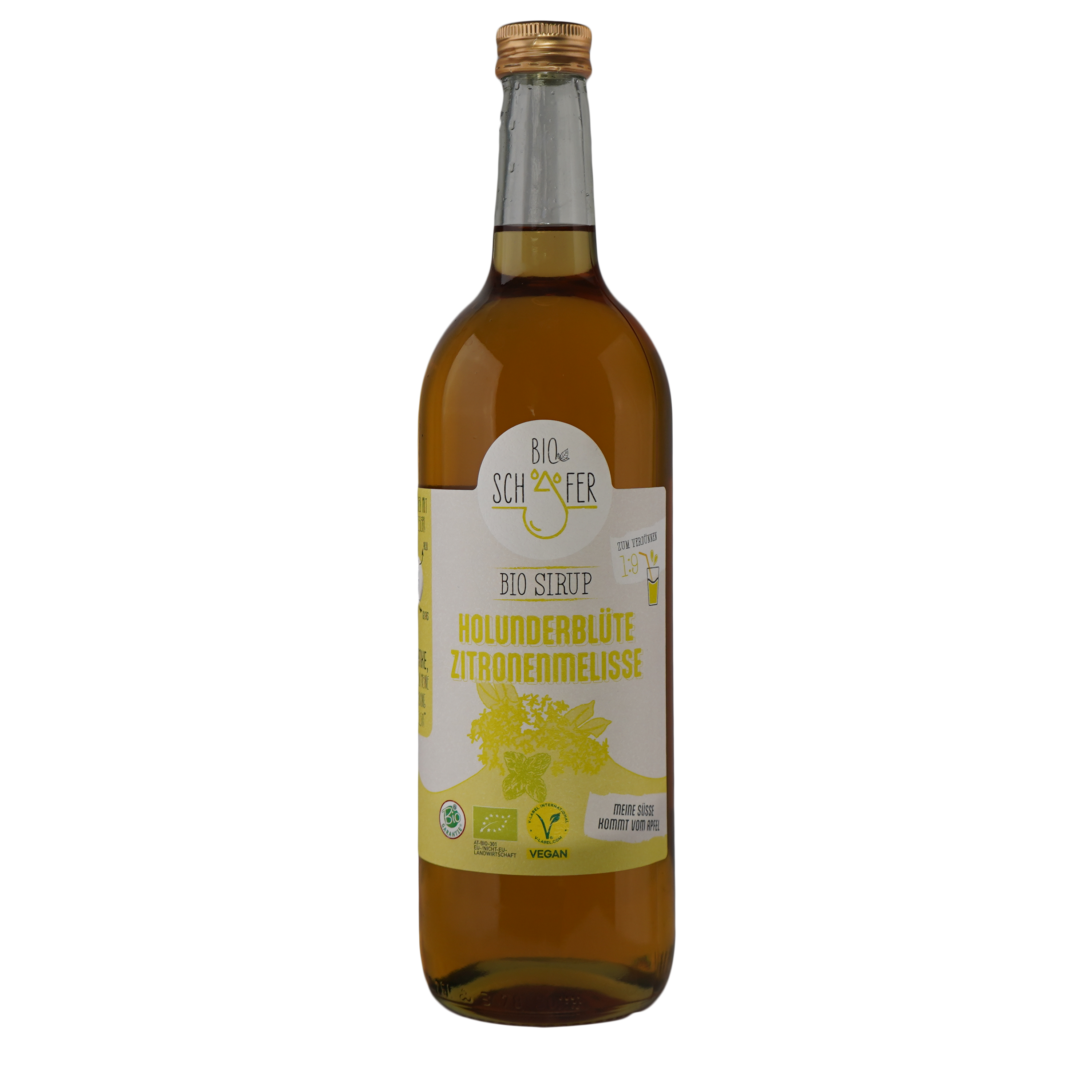 Organic Elderflower and Lemon Balm Syrup