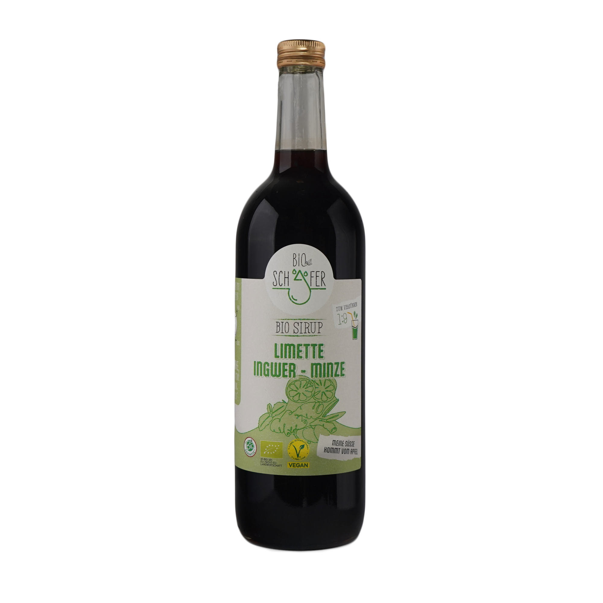 Organic Lime Ginger Mint Syrup