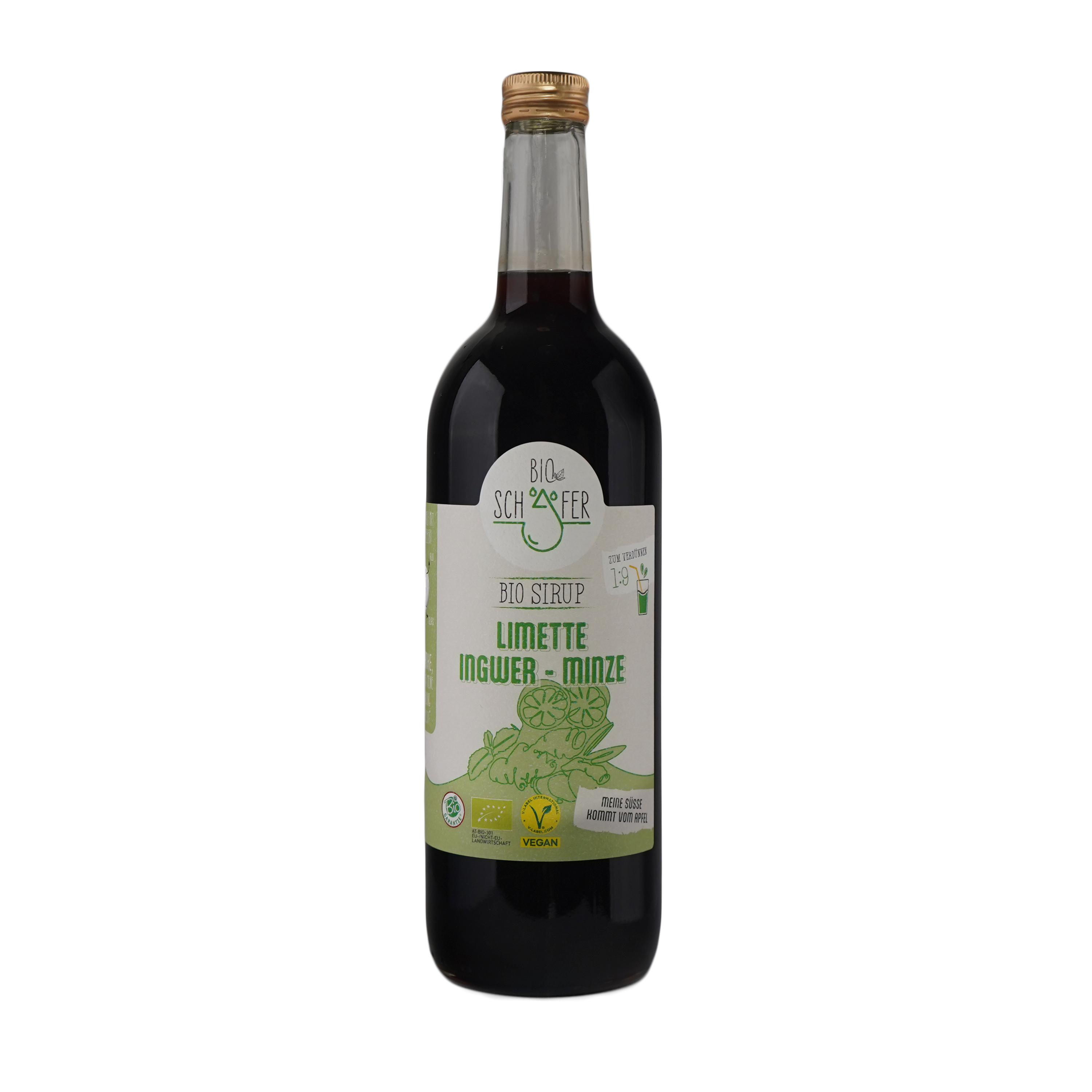 Organic Lime Ginger Mint Syrup