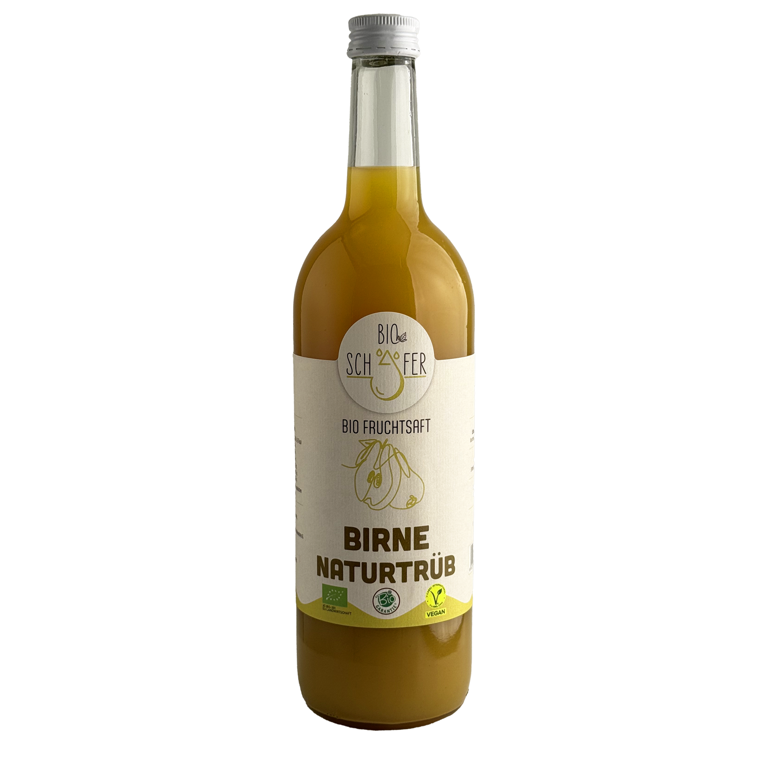 100% ORGANIC Pear Juice Cloudy